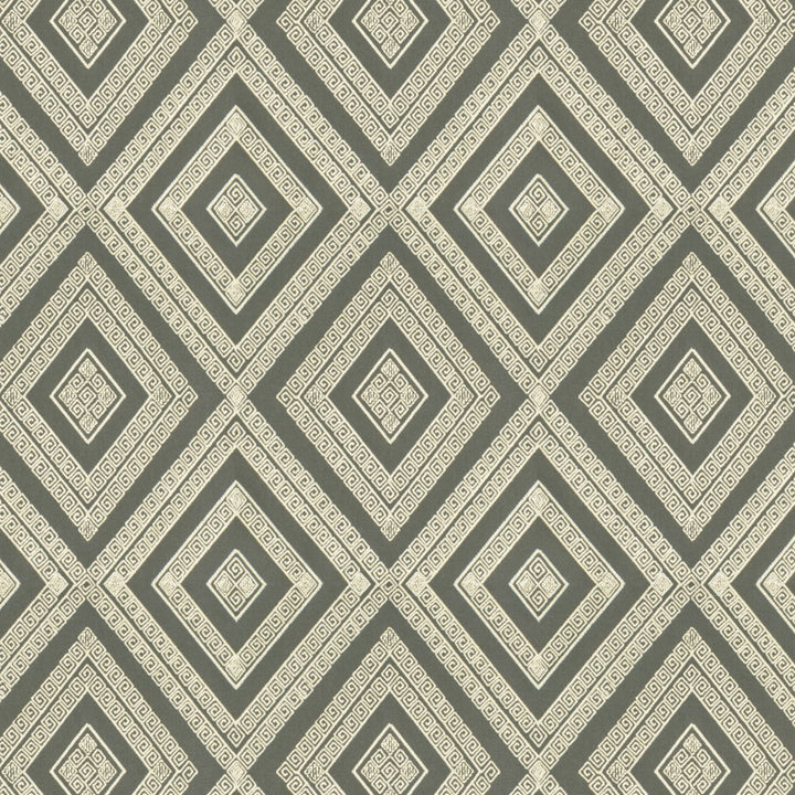 Intarsia 5 Smoke by Stout Fabric Stout Fabric Intarsia 5 SmokeFabric RAINBOW LIBRARY DOVE/CHARCOAL INDIA </p><p>Repeat: H: 10.375, V: 12.875 51.87 in - Fabric Carolina -