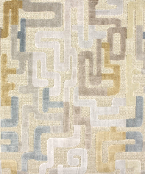 Interstellar 1 Oyster by Barrow Industries Designer Fabric