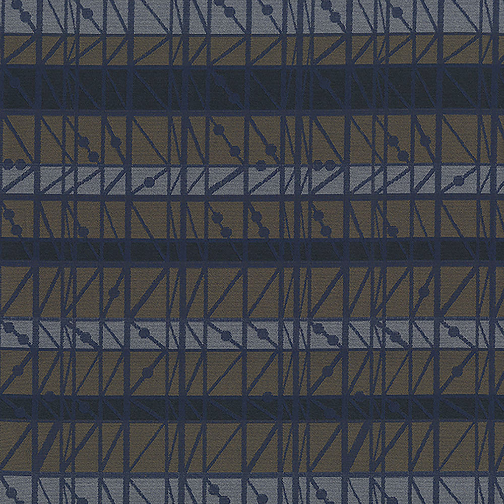 Intersect 308 Moody Blue by Crypton Designer Fabric N/A 100% Polyester US 102,000 Double Rubs </p><p>Repeat: Horizontal: 7.4" (18.8 cm) Across the Roll and Vertical: 11.8" (29.9 cm) Up the Roll 54" (137 cm) - Swanky Fabrics -