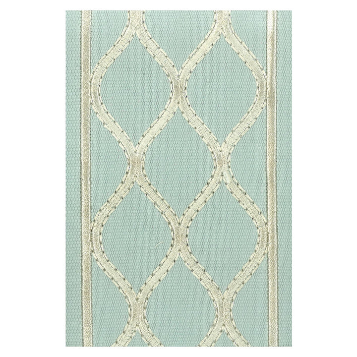 Intrigue 1 Mist by Stout Designer Trim ILLUMINATION TRIM 100%COT 100%SVT INDIA </p><p>Repeat: 0 4 in - Swanky Fabrics -
