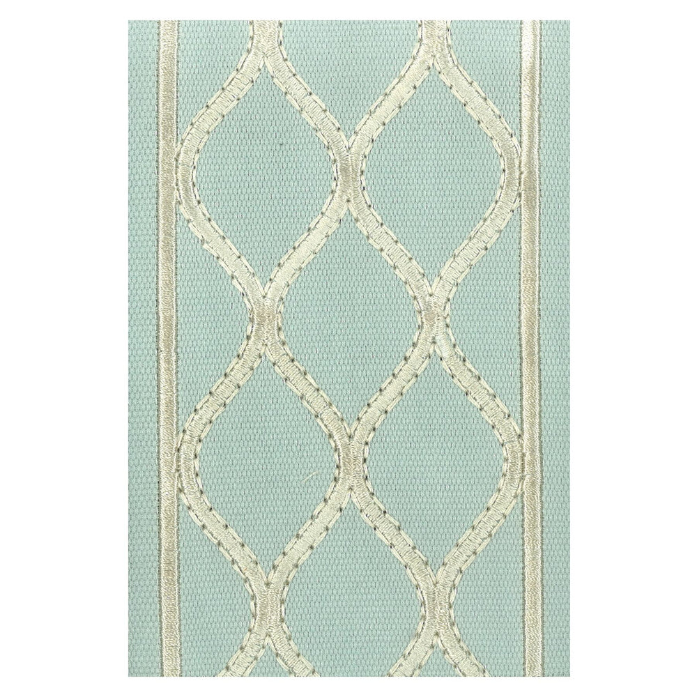 Intrigue 1 Mist by Stout Designer Trim ILLUMINATION TRIM 100%COT 100%SVT INDIA Horizontal: 2.5 and Vertical: 0 4 in - Swanky Fabrics -