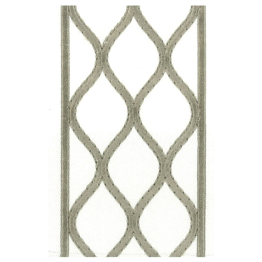 Intrigue 2 Linen by Stout Designer Trim ILLUMINATION TRIM 100%COT 100%SVT INDIA </p><p>Repeat: 0 4 in - Swanky Fabrics -