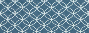 Intrepid Denim 51 by Norbar Designer Fabric PRISM SEAVIEW 100% POLYESTER INDIA 4 5/8"V - 4 1/2"H 53 - Swanky Fabrics -