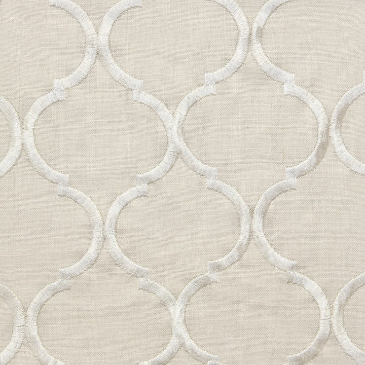 Irvine 1 Birch by Stout Designer Fabric RAINBOW LIBRARY PEARL/PARCHMENT 55%LIN 45%SVI %VEMB CHINA Horizontal: 3.25 and Vertical: 3.75 47 in - Swanky Fabrics -
