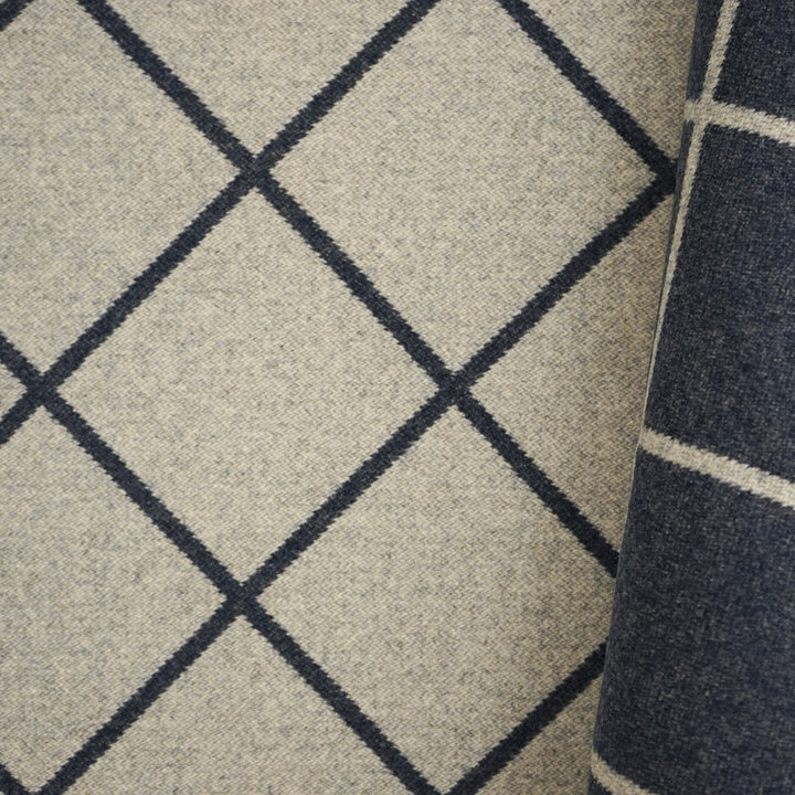 Isaac 66Sj101 by JF Designer Fabric JF Studio 80% Wool, 20% Polyester Italy Horizontal: 5.875 and Vertical: 6 55 - Swanky Fabrics -
