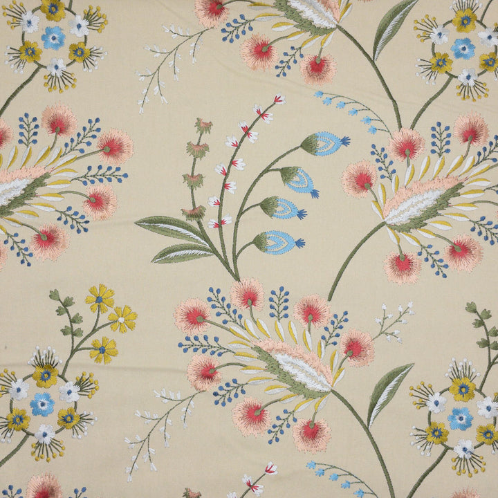 Isha 1 Blossom by Stout Fabric Stout Fabric Isha 1 BlossomFabric COMFORTABLE LIVING QUARTZ/TILE 100%COT %VEMB INDIA </p><p>Repeat: H: 16.875, V: 15.375 50.5 in - Fabric Carolina -