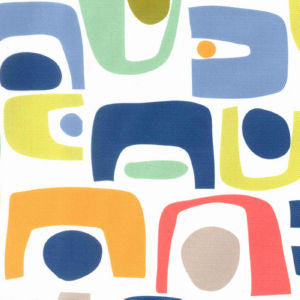 Ishtar Indigo by Norbar Designer Fabric PRISM CARNIVAL 100% POLYESTER CHINA 13 1/2"V 27"H 57 - Swanky Fabrics -