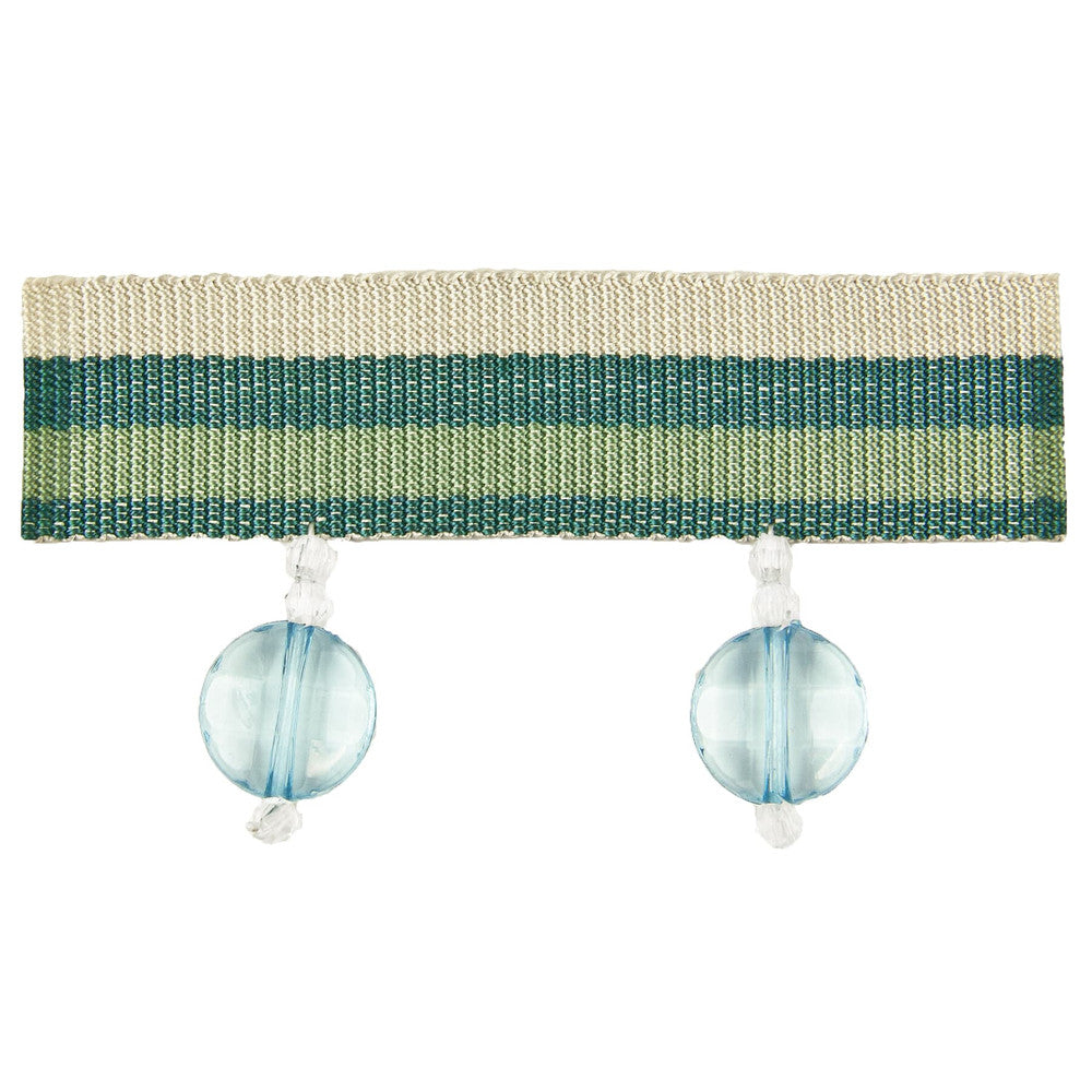 Issus 8 Sky by Stout Designer Trim MYSTIQUE TRIM 100%SVI CHINA Horizontal: 0 and Vertical: 0 0.88 in - Swanky Fabrics -