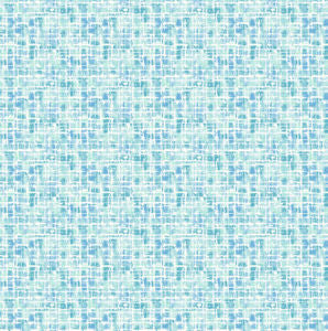 Izula Aqua by Norbar Designer Fabric PRISM CARNIVAL 100% COTTON DUCK INDIA 3 3/8"V 3 3/8"H 54 - Swanky Fabrics -