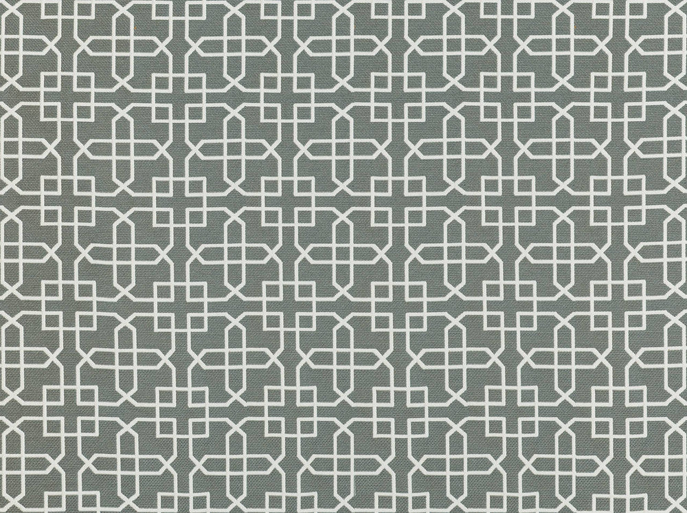 Izula Grey 92 by Covington Designer Fabric our website for purchase 65% Cotton 35% Poly Jacquard China 39000 Horizontal: 3.5" and Vertical: 3.5" 58" - Swanky Fabrics -