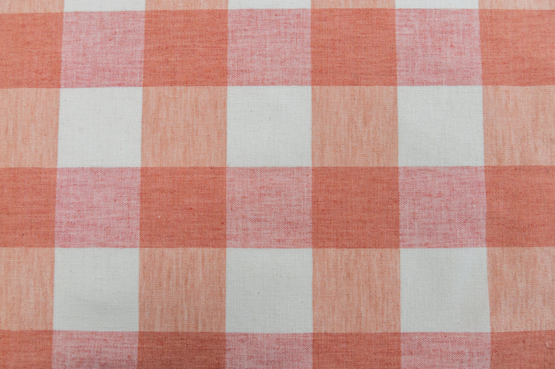 Vespa Check Melon by Roth & Tompkins Designer Fabric