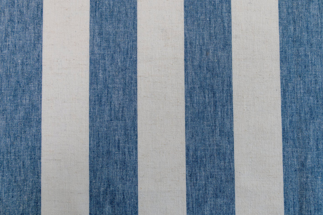 Matera Stripe Sky by Roth & Tompkins Designer Fabric