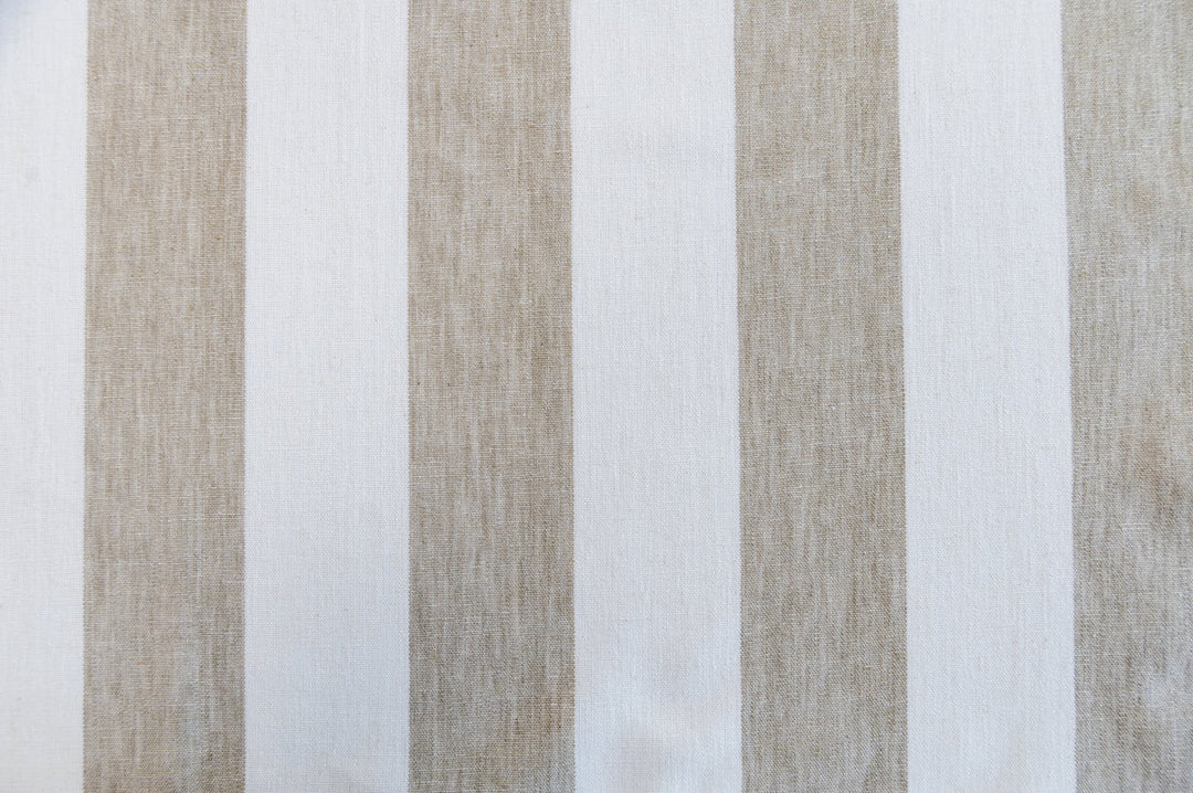 Matera Stripe Melon by Roth & Tompkins Designer Fabric