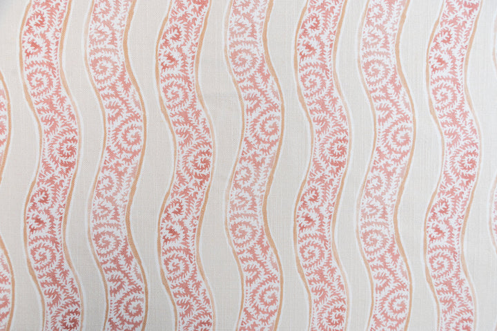 Seychelles Conch Shell by Roth & Tompkins Fabric - 50% Cotton, 35% Viscose, 15% Linen - India - 15,000 - V: 11.5"  H: 9" - 54" - Fabric Carolina -