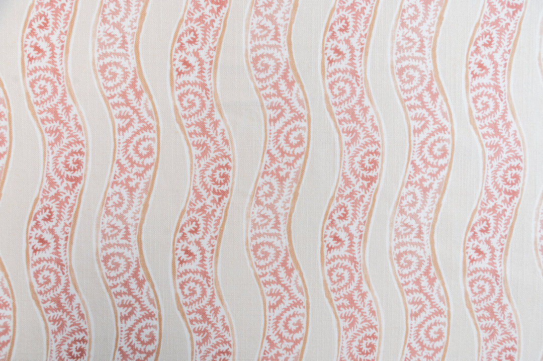 Seychelles Conch Shell by Roth & Tompkins Fabric - 50% Cotton, 35% Viscose, 15% Linen - India - 15,000 - V: 11.5"  H: 9" - 54" - Fabric Carolina -