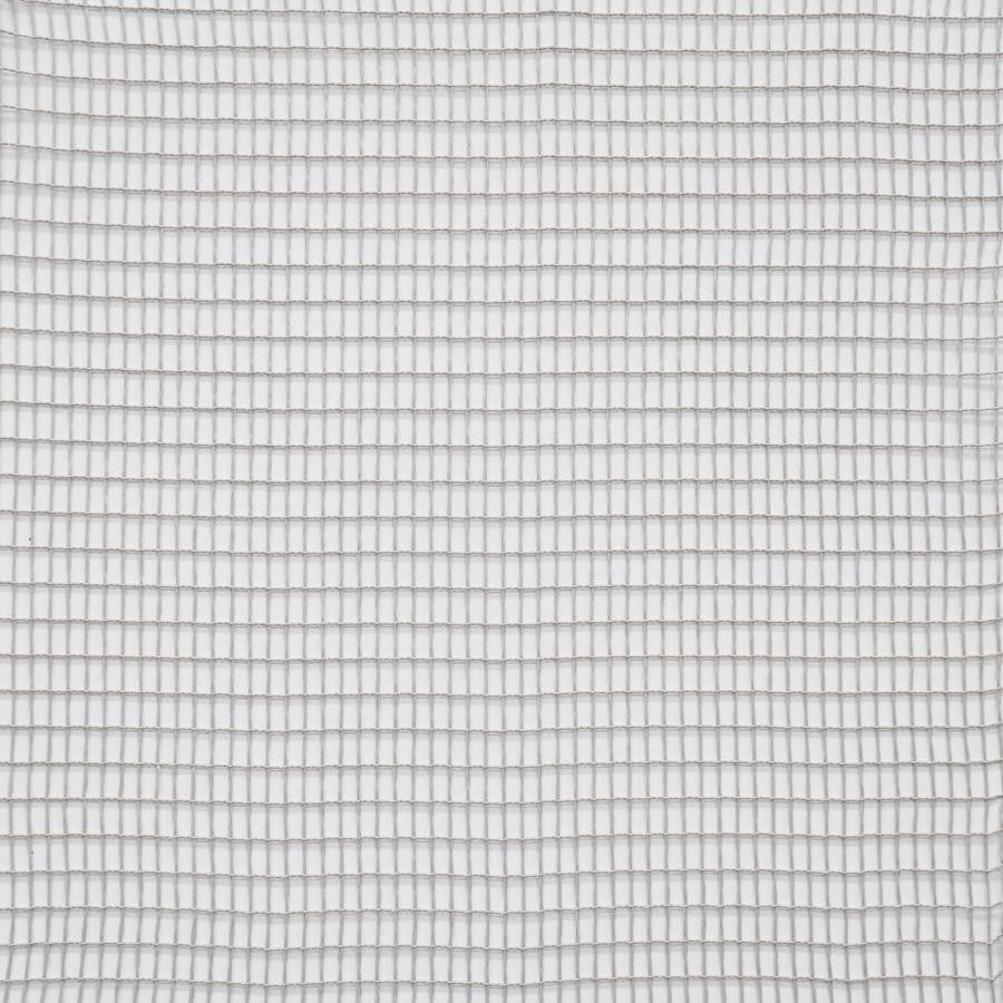 Jorma # 948 Oyster by Maxwell Designer Fabric Sheer Heights 100% POLYESTER TURKEY V-0.5"H-0.25" 110" - Swanky Fabrics -