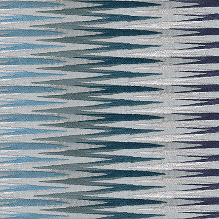 Jicarilla-Nj # 179 Waves by Maxwell Designer Fabric Memos Only-Coated Fabrics FACE: 100% SILICONE BASE: 100% POLYURETHANE (POLYCARBONATE) BACKING: 100% POLYESTER KOREA V-1" H-10.8" 53" - Swanky Fabrics -
