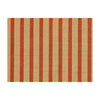 Trevi Stripe Pekin Red by Brunschwig & Fils Designer Fabric