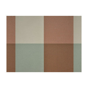 Hampton Plaid Copper Jade by Brunschwig & Fils Designer Fabric