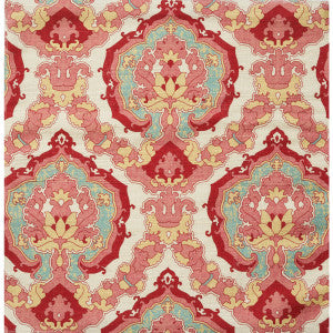 Fantasy Silk Print Fraise by Brunschwig & Fils Designer Fabric