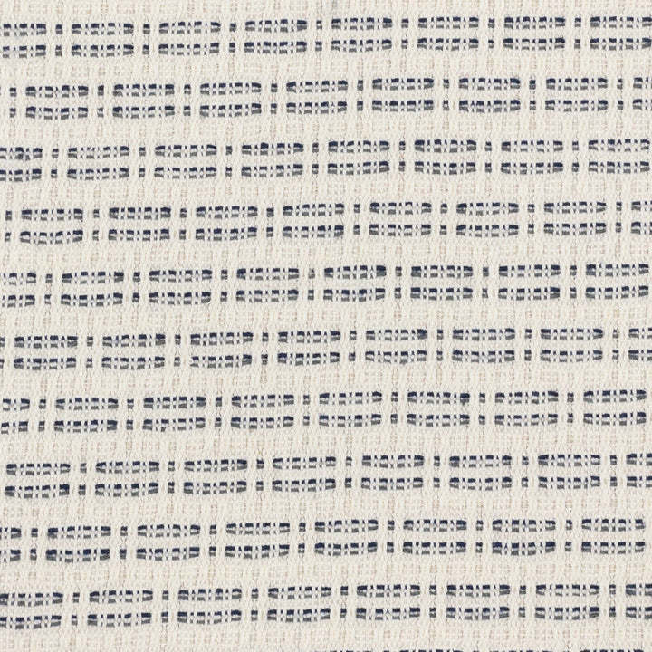 Jake 1 Slate by Stout Designer Fabric COMFORTABLE LIVING HAZE/NAVY 60%COT 40%POL USA Horizontal: 1.000 and Vertical: 1.375 56 in - Swanky Fabrics -