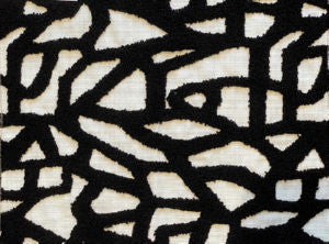 Jargon Black White by Norbar Designer Fabric