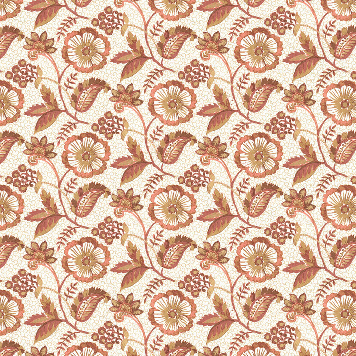 Jasmine 1 Russet by Stout Fabric Stout Fabric Jasmine 1 RussetFabric COMFORTABLE LIVING ROSEWOOD/PEONY 100%COT %VEMB INDIA </p><p>Repeat: H: 25.500, V: 15.500 54 in - Fabric Carolina -