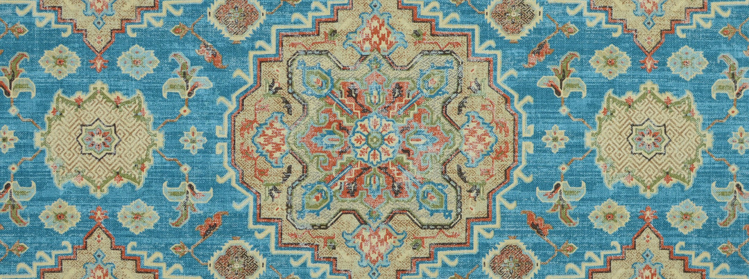 Jaya 505 Prussian Blue by Covington Designer Fabric
