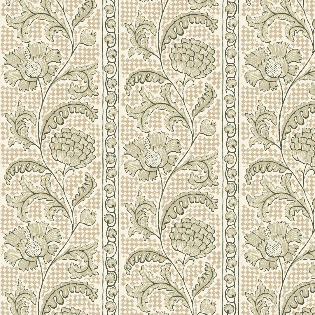 Floral Check - 11 JMW1028.11.0 by Kravet Couture Designer Wallcovering