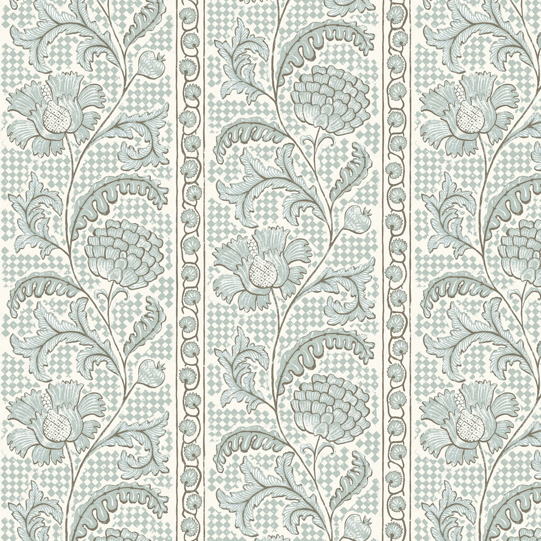 Floral Check - 21 JMW1028.21.0 by Kravet Couture Designer Wallcovering