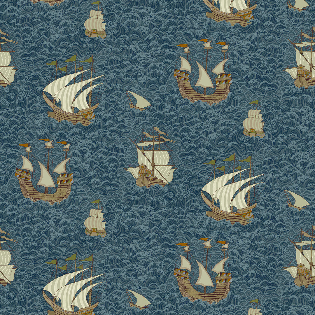 Ships - 21 JMW1033.21.0 by Kravet Couture Designer Wallcovering
