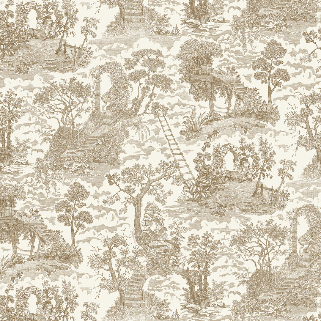 Islet Hopping Toile - 01 JMW1038.01.0 by Kravet Couture Designer Wallcovering