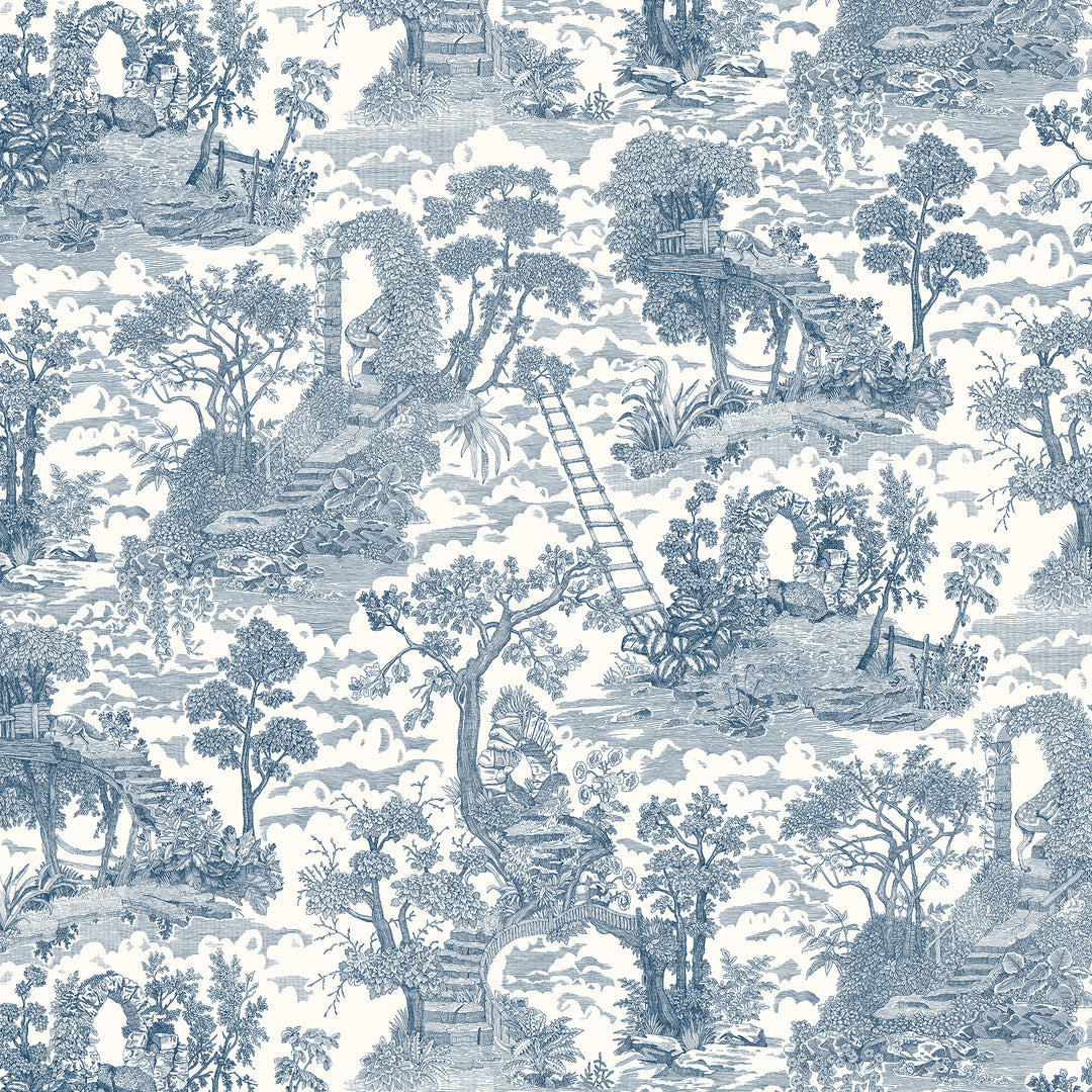 Islet Hopping Toile - 11 JMW1038.11.0 by Kravet Couture Designer Wallcovering