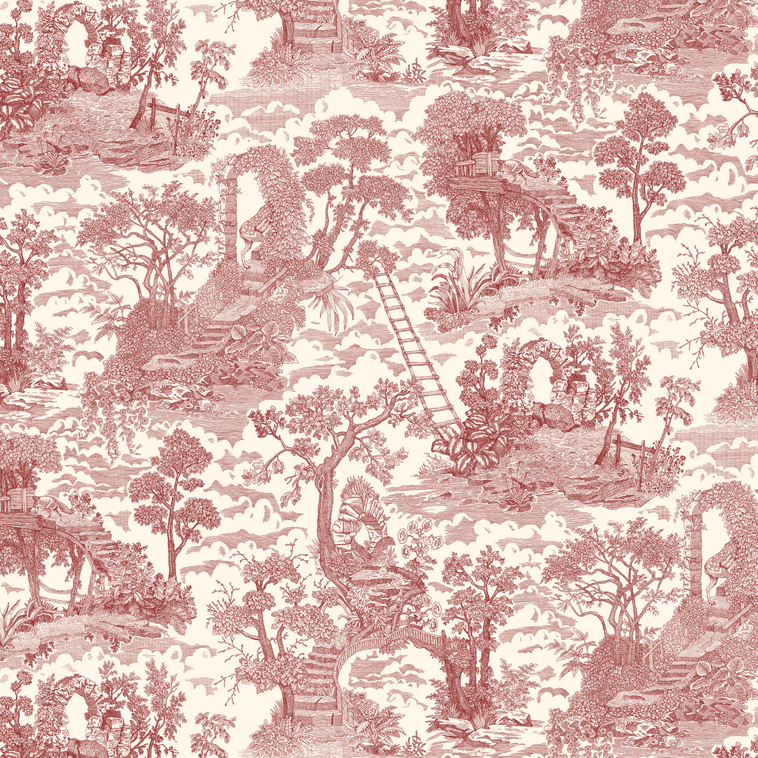 Islet Hopping Toile - 21 JMW1038.21.0 by Kravet Couture Designer Wallcovering