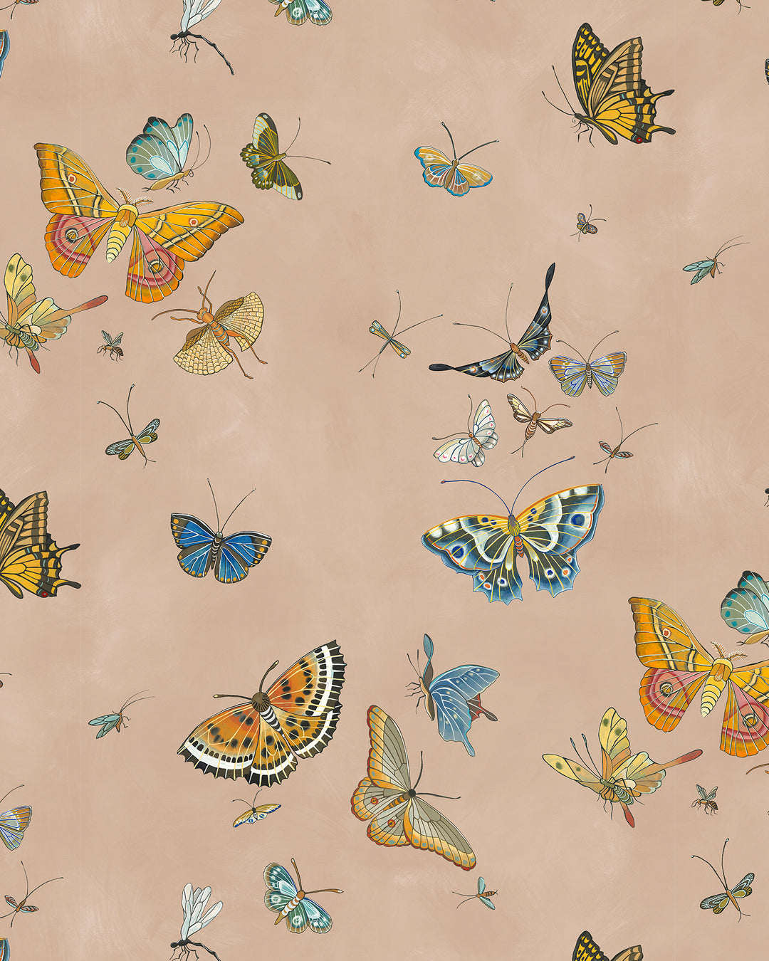 Butterflies - 01 JMW1043.01.0 by Kravet Couture Designer Wallcovering