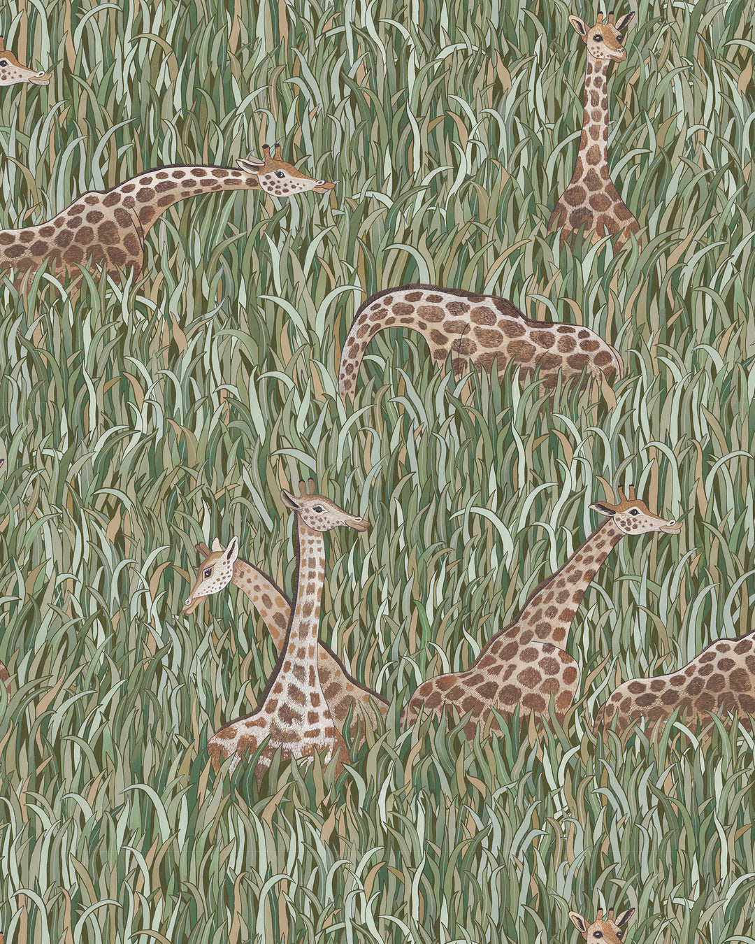 Giraffes - 01 JMW1049.01.0 by Kravet Couture Designer Wallcovering