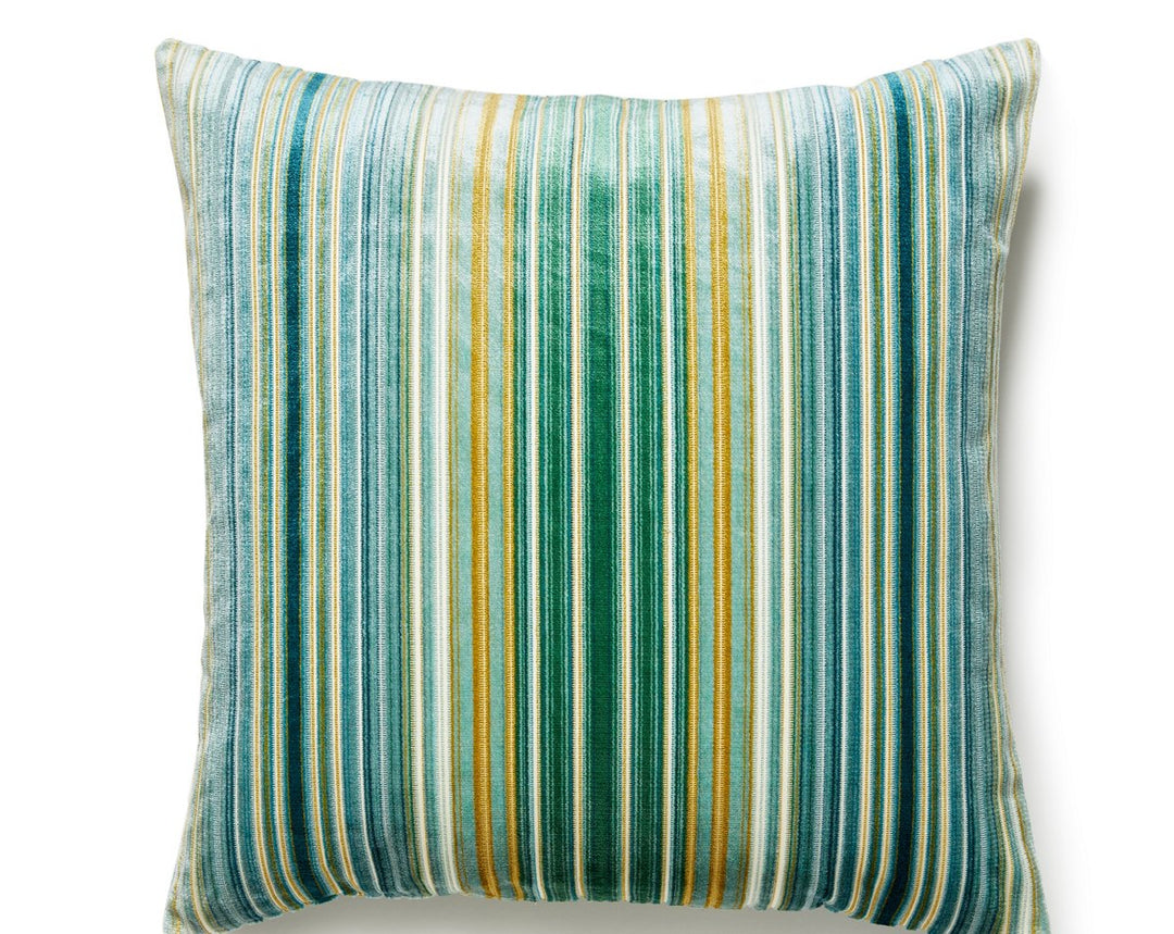 Timberlake Velvet Pillow 22 X 22 - Forest JMSDDK05920003 by Scalamandre Designer Pillow