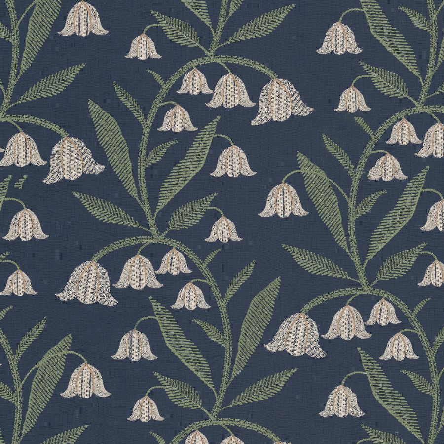 Joanne 4 Ink by Stout Designer Fabric Joanne 4 Ink by Stout Fabric COMFORTABLE LIVING CHAMBRAY/PACIFIC 56%LIN 44%COT %VEMB India Horizontal: 17.125 and Vertical: 15.75 51 in - Fabric Carolina -