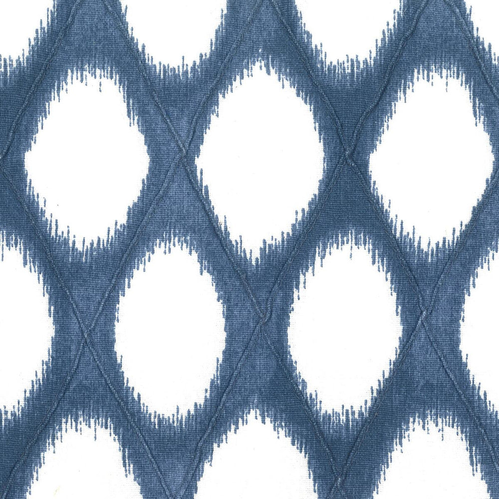 Joey 2 Blue by Stout Designer Fabric COMFORTABLE LIVING BLUE LAGOON 100%COT INDIA FLAME RETARDANT-U.F.A.C. CLASS 1 WYZENBEEK 15 000 DOUBLE RUB WEAR TEST (HEAVY DUTY) </p><p>Repeat: 4.75 58 in - Swanky Fabrics -