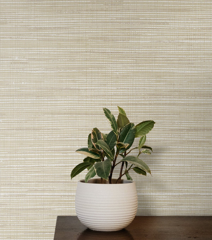 Mei Stringcloth Sandstone JP10405 by Seabrook Designs Designer Wallpaper