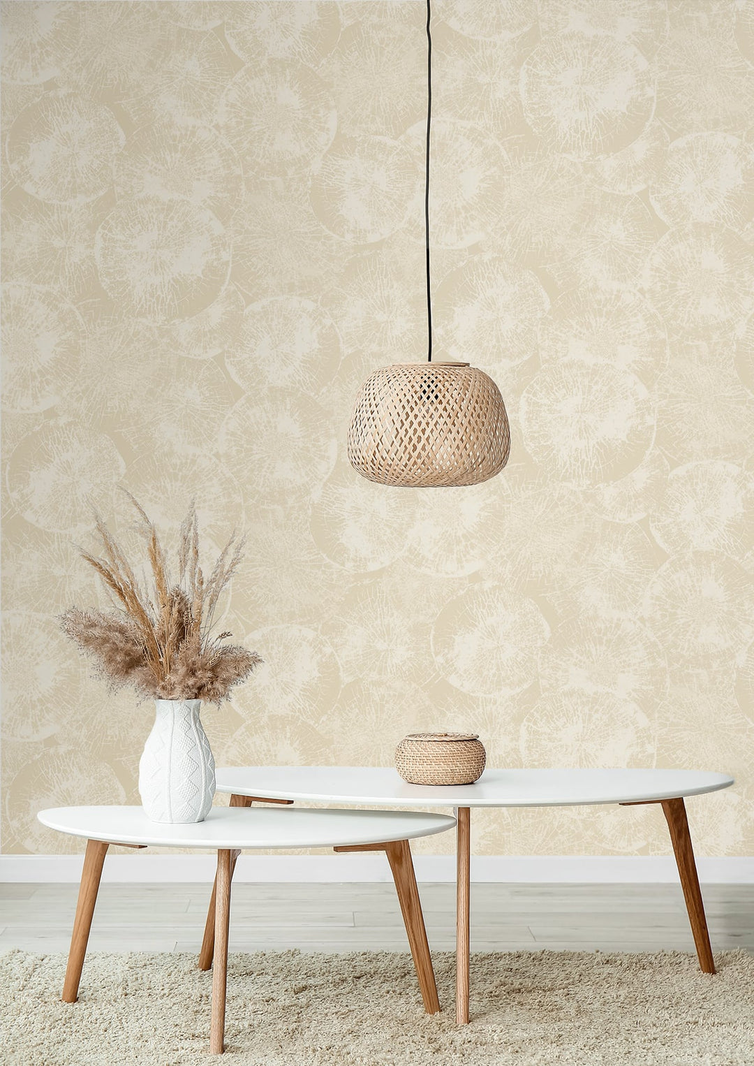 Eren Soft Beige JP10705 by Seabrook Designs Designer Wallpaper