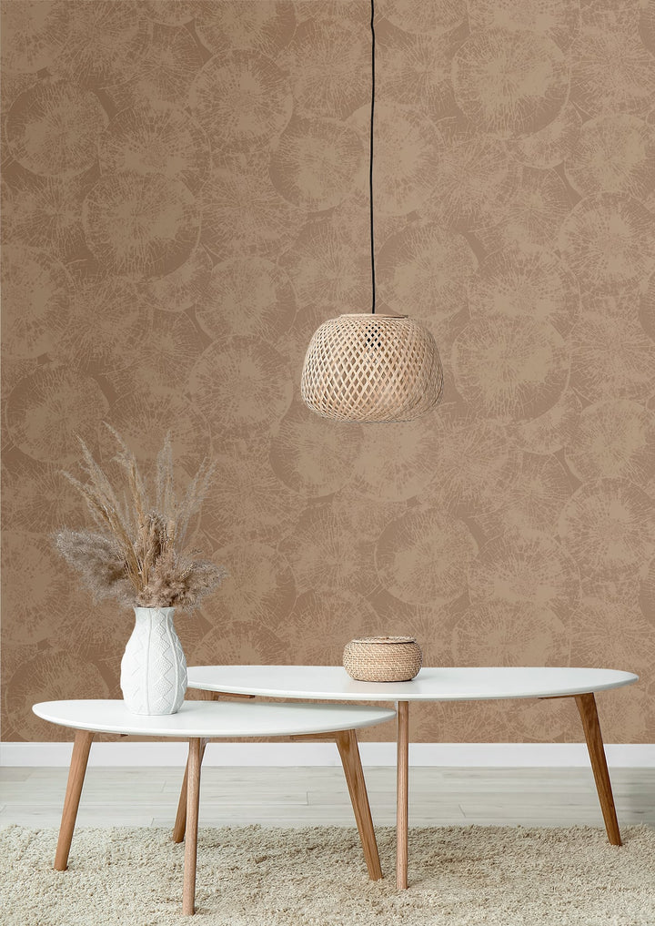 Eren Warm Clay JP10706 by Seabrook Designs Designer Wallpaper