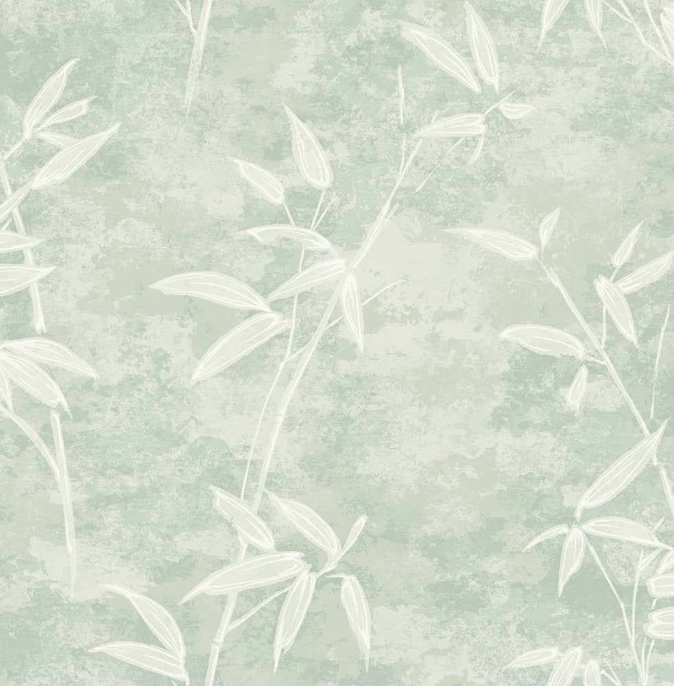 Honshu Bamboo Seafoam JP10904 by Seabrook Designs Designer Wallpaper