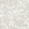 Honshu Bamboo Henon Gray JP10908 by Seabrook Designs Designer Wallpaper