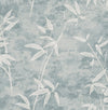 Honshu Bamboo Blue Smoke JP10912 by Seabrook Designs Designer Wallpaper