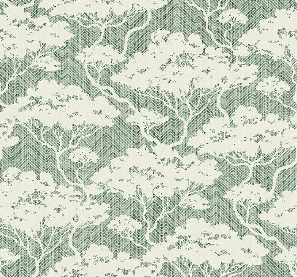 Nara Stringcloth Sage JP11704 by Seabrook Designs Designer Wallpaper