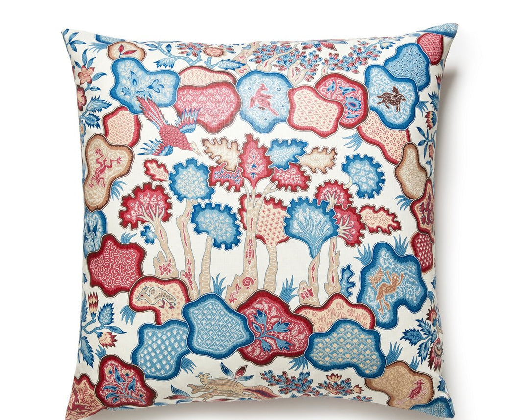 Ziba Pillow 22 X 22 - Peacock Rose JPZIBAPILL0001 by Scalamandre Designer Pillow