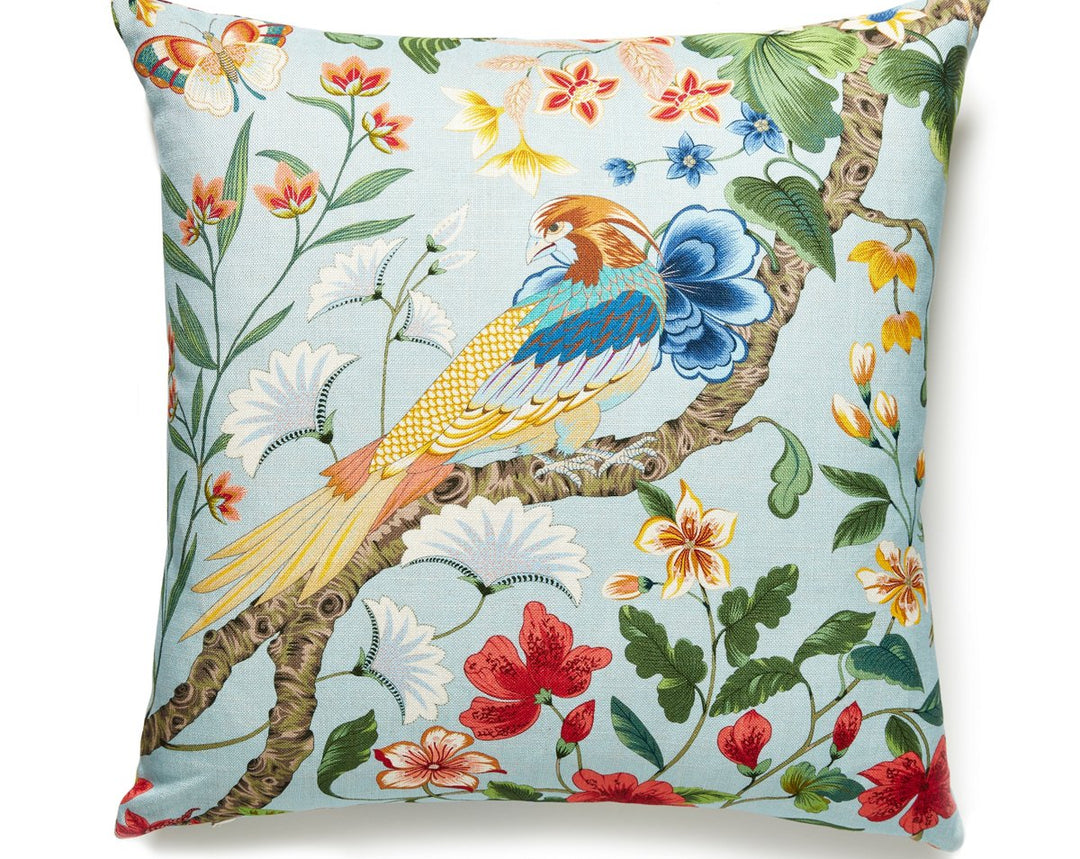 Botany Bay Pillow 24 X 24 - Sky Multi JPSDDK13400001 by Scalamandre Designer Pillow