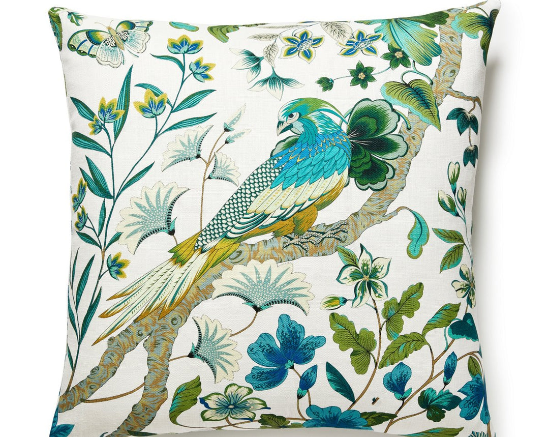 Botany Bay Pillow 24 X 24 - Forest JPSDDK13400004 by Scalamandre Designer Pillow