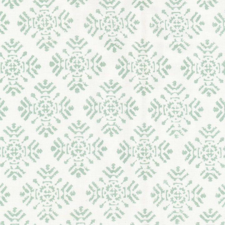 Jujubee 2 Glacier by Stout Designer Fabric RAINBOW LIBRARY VAPOR/SEAGLASS 58%LIN 42%COT INDIA Horizontal: 4.625 and Vertical: 3.250 54 in - Swanky Fabrics -